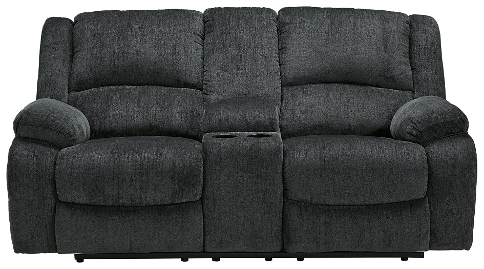 Draycoll DBL Rec Loveseat w/Console