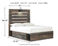 Drystan  Panel Bed With 2 Storage Drawers