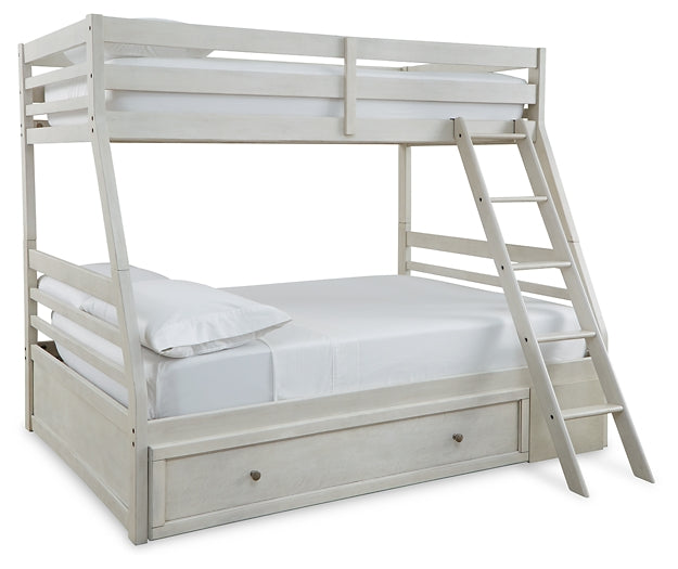 Robbinsdale Twin over Full Bunk Bed with Storage