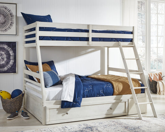 Robbinsdale Twin over Full Bunk Bed with Storage