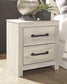 Cambeck  Panel Headboard With Mirrored Dresser, Chest And Nightstand