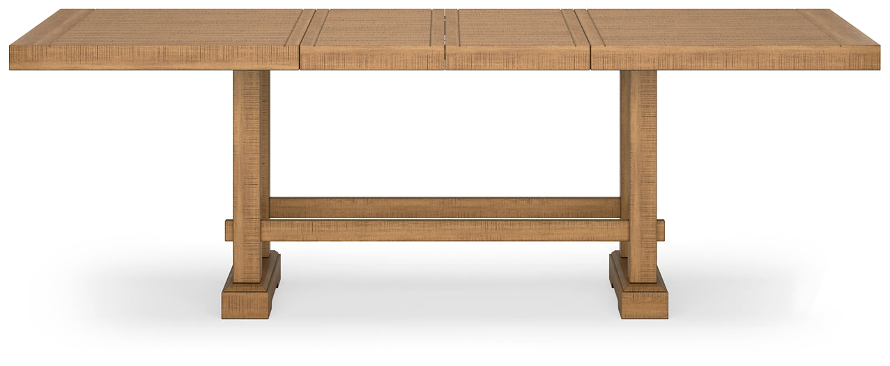 Havonplane Counter Height Dining Table and 2 Barstools and Bench