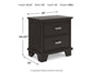 Covetown California King Panel Bed with Mirrored Dresser, Chest and 2 Nightstands