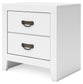 Binterglen Twin Panel Bed with Nightstand