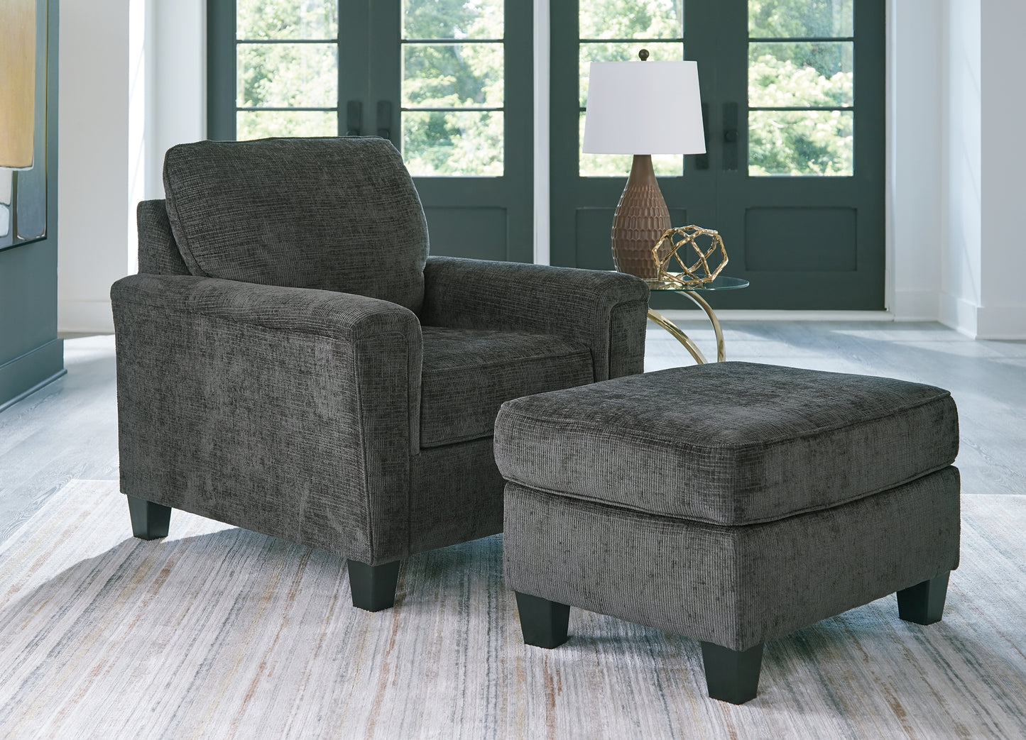 Erinslane Chair and Ottoman