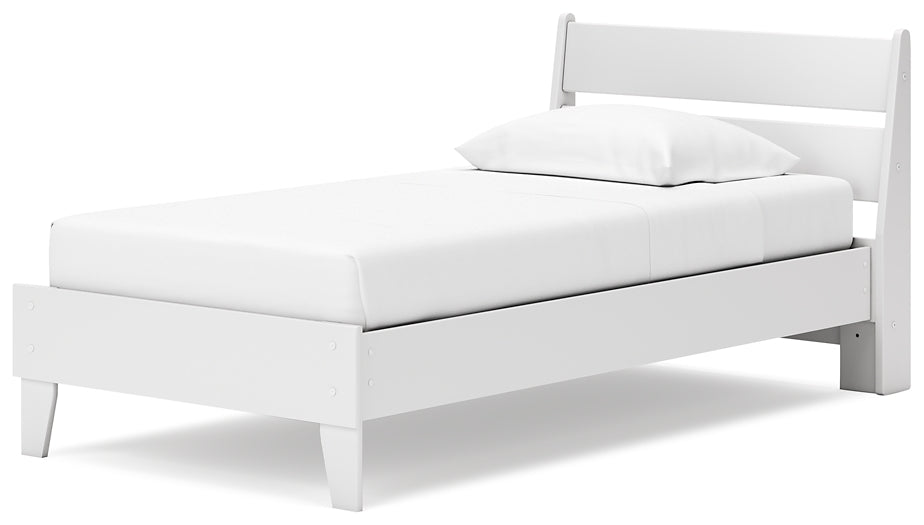 Socalle Twin Panel Platform Bed with Dresser and Nightstand