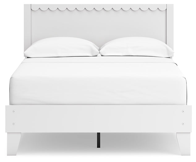 Hallityn Full Panel Platform Bed with 2 Nightstands