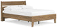 Deanlow Full Platform Panel Bed with Dresser and 2 Nightstands