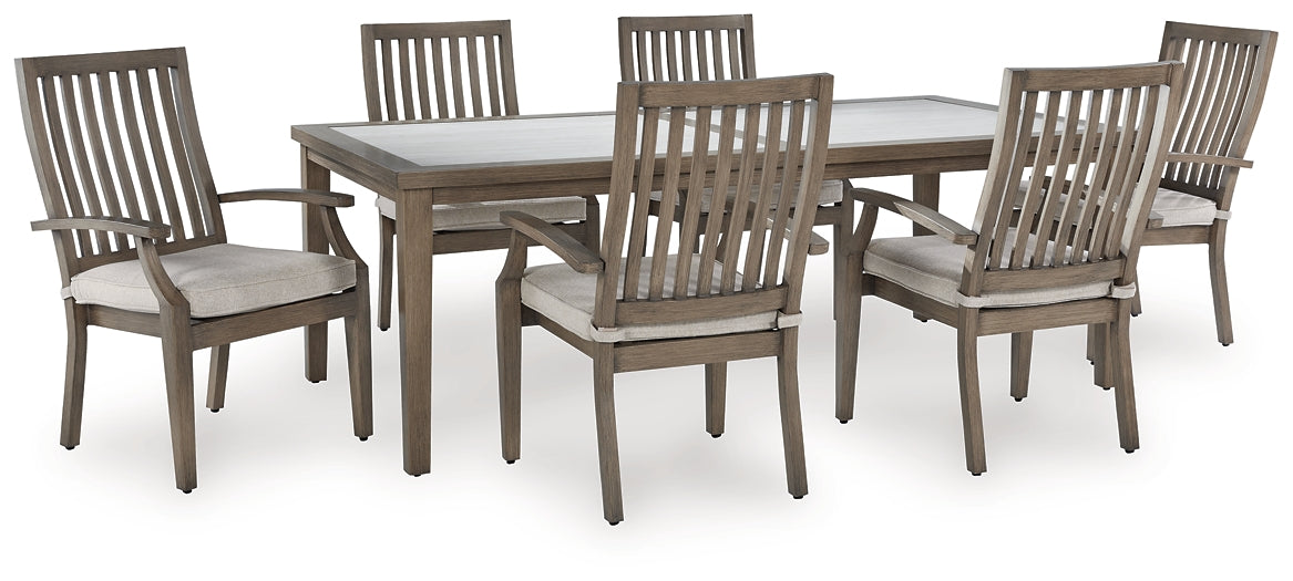 Rainier Ranch Outdoor Dining Table and 6 Chairs