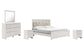 Altyra King Panel Bed with Mirrored Dresser and 2 Nightstands