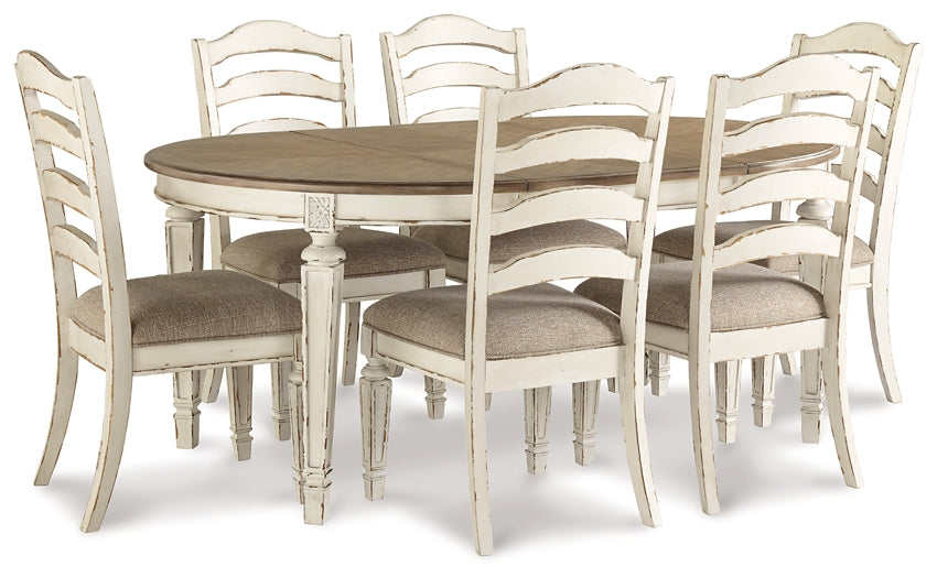 Realyn Dining Table and 6 Chairs