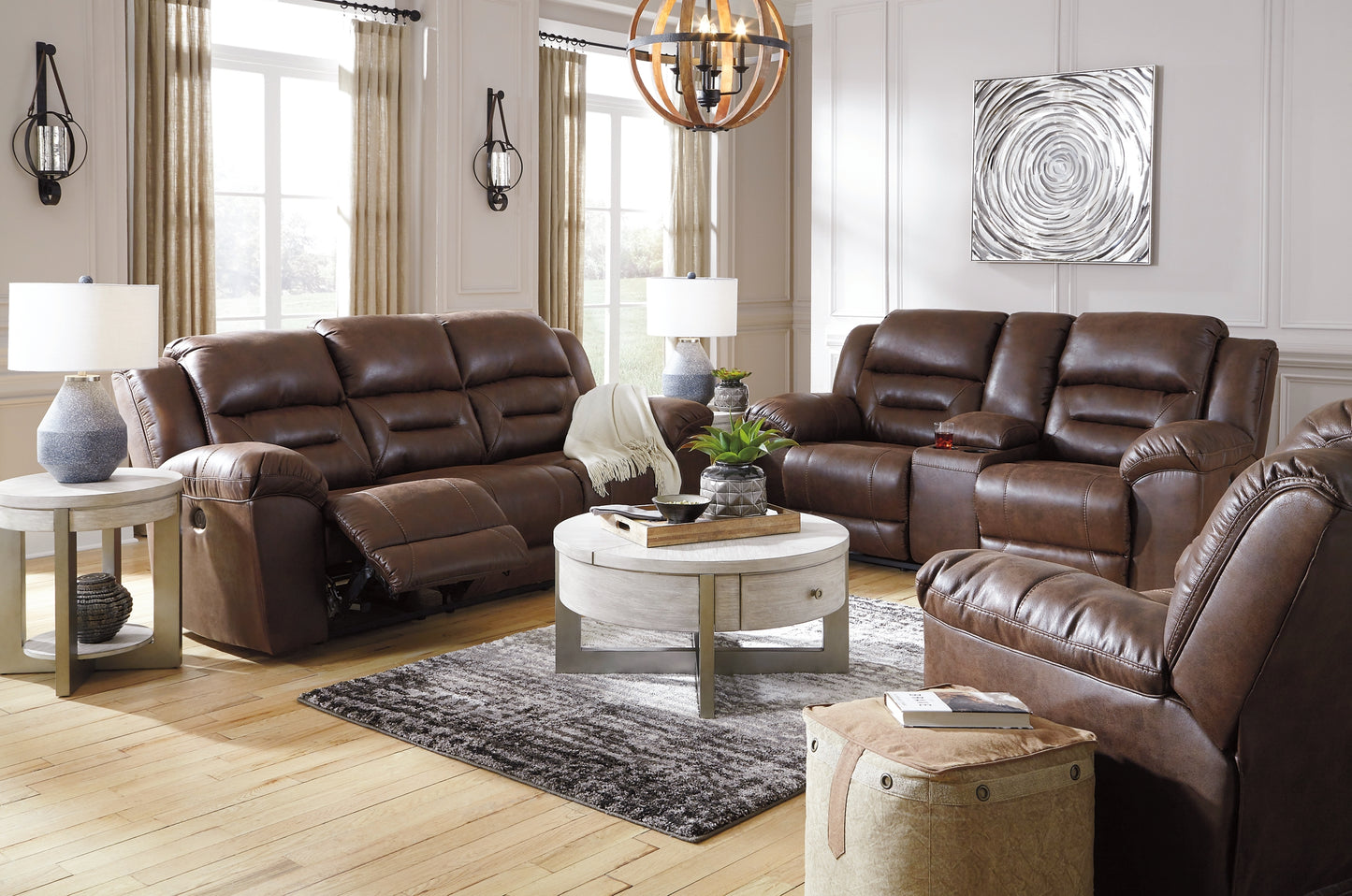 Stoneland Sofa, Loveseat and Recliner