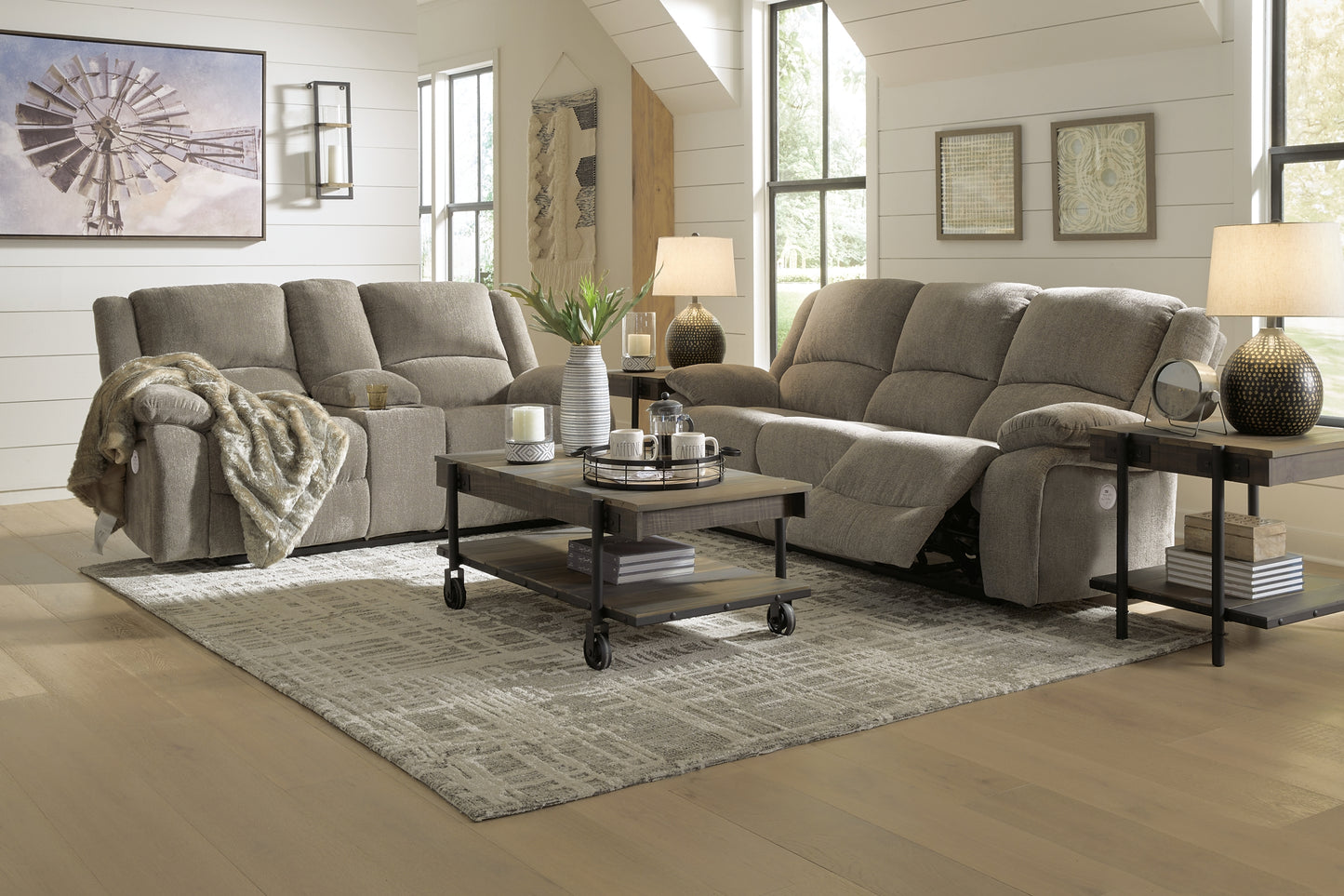 Draycoll Sofa and Loveseat