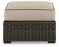 Coastline Bay Ottoman with Cushion