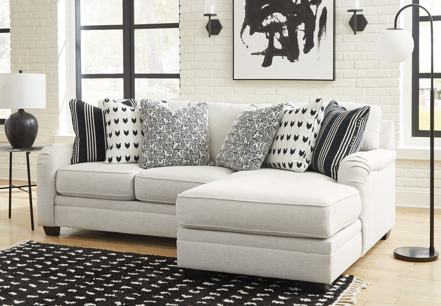 Huntsworth 2-Piece Sectional with Ottoman